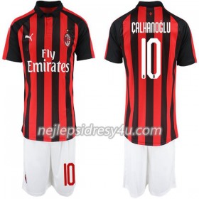 Fotbalový Dres AC Milán Hakan Calhanoglu 10 Dětské Domácí 2018/19